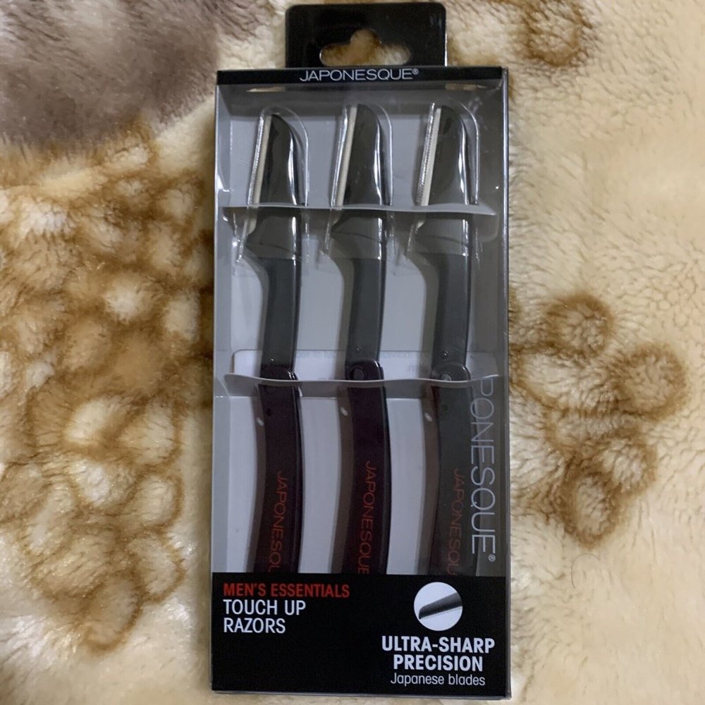COPY - Japonesque Men's Essentials Ultimate Touch Up Razors Brows, Staches & Be…